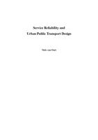 Service reliability and urban public transport design