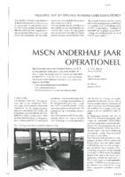 MSCN anderhalf jaar operationeel, simulator