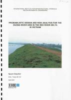 Probabilistic design and risk analysis for the Duong river dike in the Red River delta in Vietnam