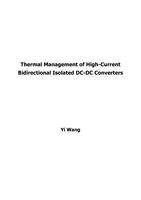 Thermal management of High-Current Bidirectional Isolated DC-DC Converters