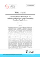 Optimal Sensor Placement for Calibration-Involved Radio Astronomy Imaging Applications