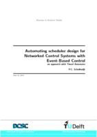 Automating scheduler design for Networked Control Systems with Event-Based Control
