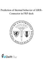 Prediction of thermal behavior of FRP deck with iSRR- Connector