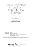 Cloud Radiative Impact on Antarctic Ice Shelves