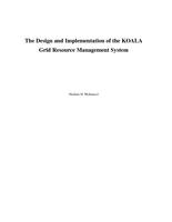 The design and implementation of the KOALA grid resource management system