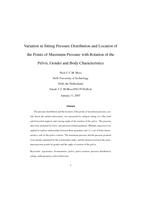 Variation in Sitting Pressure Distribution and Location of the Points of Maximum Pressure with Rotation of the Pelvis, Gender and Body Characteristics