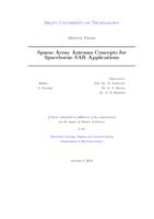 Sparse Array Antenna Concepts for Spaceborne SAR Applications