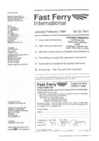 Contents Fast Ferry International, Volume 33, 1994