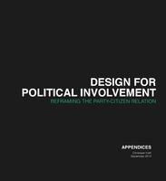 Design for Political Involvement - Reframing the party-citizen relation