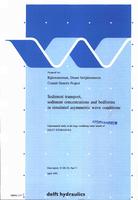 Sediment transport, sediment concentrations and bedforms in simulated asymmetric wave conditions: Experimental study in the large oscillating water tunnel of Delft Hydraulics: data report