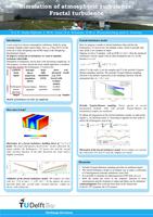 Simulation of atmospheric turbulence measurements: Fractal turbulence (poster)