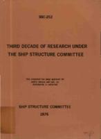 Third decade of research under the ship structure committee