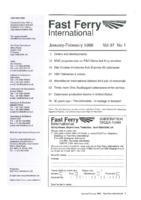 Contents Fast Ferry International, Volume 37, 1998