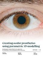 Creating ocular prosthetics using parametric modelling 