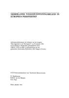 Nederlands volkshuisvestingsbeleid in Europees perspektief; achtergronddokument ten behoeve van het kongres 'Hoe eigentijds is de woningwet?' op 30 oktober 1991 in De Doelen te Rotterdam