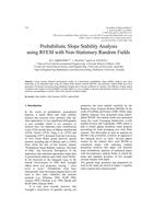 Probabilistic Slope Stability Analysis using RFEM with Non-Stationary Random Fields