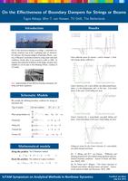 On the Effectiveness of Boundary Dampers for Strings or Beams (poster)