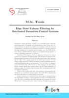 Edge State Kalman Filtering for Distributed Formation Control Systems
