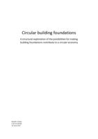 Circular building foundations