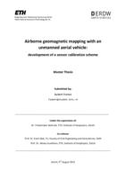 Airborne geomagnetic mapping with an unmanned aerial vehicle