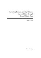 Exploring Human Activity Patterns Across Cities through Social Media Data