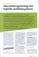 Warmteterugwinning met hybride ventilatiesysteem