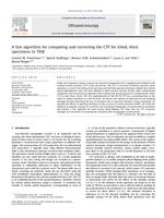 A fast algorithm for computing and correcting the CTF for tilted, thick specimens in TEM