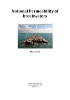 The notional permeability of breakwaters: Experimental research on the permeability factor P