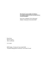 Benchmark gemeentelijk afvalbeheer: Een empirisch onderzoek naar de productiviteit en kostendoelmatigheid