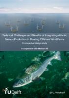 Technical Challenges and Benefits of Integrating Atlantic Salmon Production in Floating Offshore Wind Farms