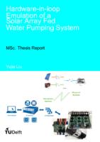 Hardware-in-loop Emulation of a Solar Array Fed Water Pumping System