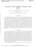 Cooperative Control of Swarms of Unmanned Aerial Vehicles