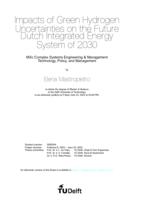 Impacts of Green Hydrogen Uncertainties on the Future Dutch Integrated Energy System of 2030