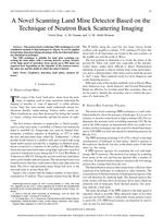 A Novel Scanning Land Mine Detector Based on the Technique of Neutron Back Scattering Imaging