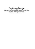 Capturing Design: Improving conceptual ship design through the capture of design rationale