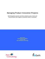 Managing Product Innovation Projects