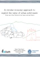 A circular economy approach to exploit the value of urban solid waste