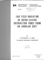 Far field radiation of rotor-stator interactions tones from an annular duct