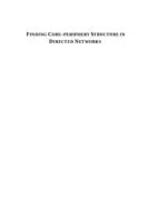 Finding Core-periphery Structure in Directed Networks