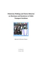 Pedestrian Walking and Choice Behavior on Stairways and Escalators in Public Transport Facilities