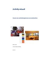 Activity wizard: Kennis over activiteitenpatronen van medewerkers