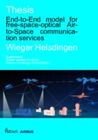 End-to-End model for free-space-optical Air-to-Space communication services