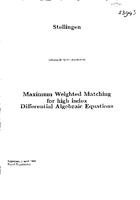 Maximum Weighted Matching for high index Differential Algebraic Equations