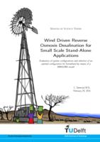 Wind Driven Reverse Osmosis Desalination for Small Scale Stand-Alone Applications