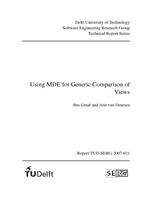 Using MDE for Generic Comparison of Views
