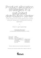 Product allocation strategies in a saturated distribution center Case study at the L’Oreal distribution center using an advanced multifaceted slotting approach
