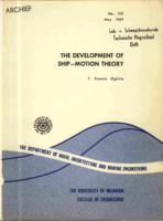 The development of ship - motion theory