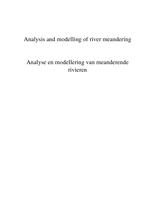 Analysis and modelling of river meandering