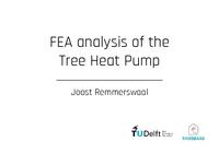 FEA analysis of the Tree Heat Pump