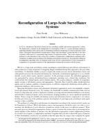 Reconfiguration of large-scale surveillance systems (abstract)